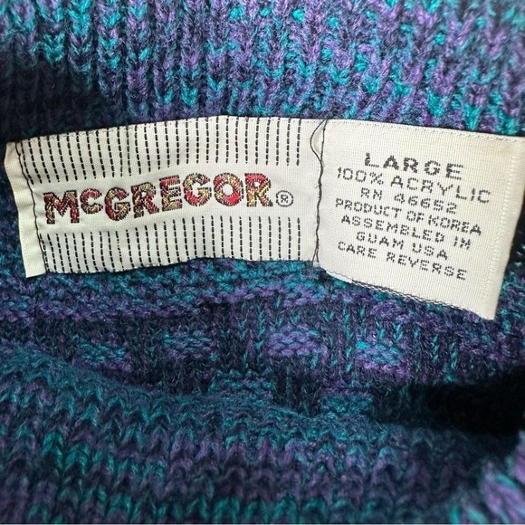 McGregor Vintage Men’s Knit Sweater. Size Large - Picture 5 of 5